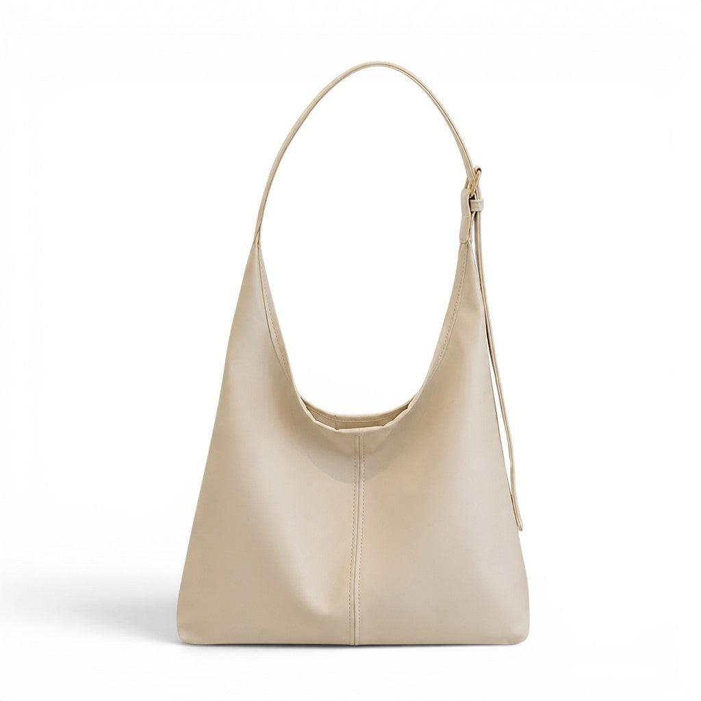 Side view of the large minimalist tote bag