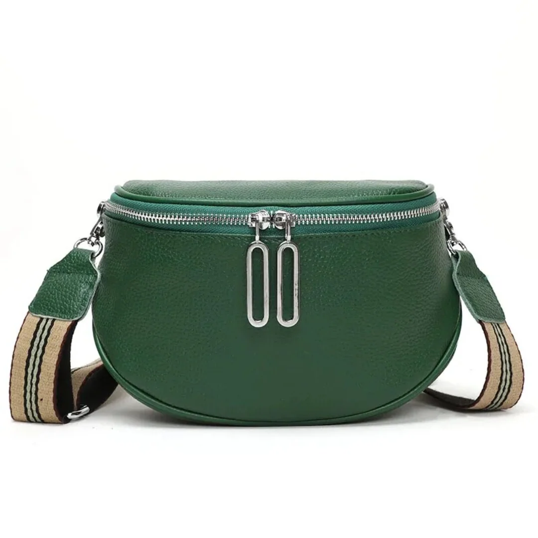Compact Leather Saddle Bag for Everyday Essentials