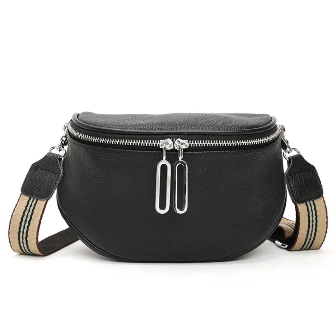Compact Leather Saddle Bag for Everyday Essentials