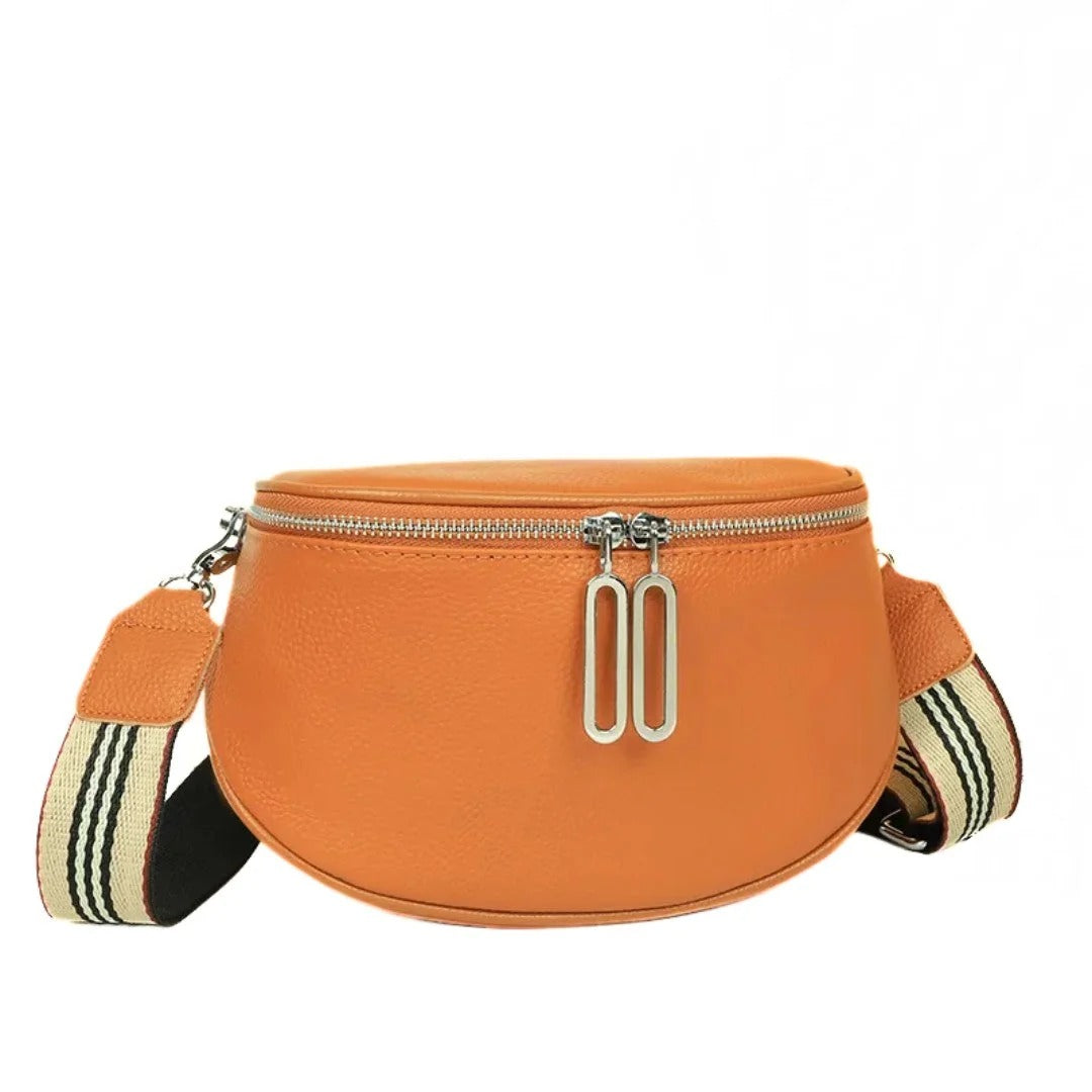 Compact Leather Saddle Bag for Everyday Essentials