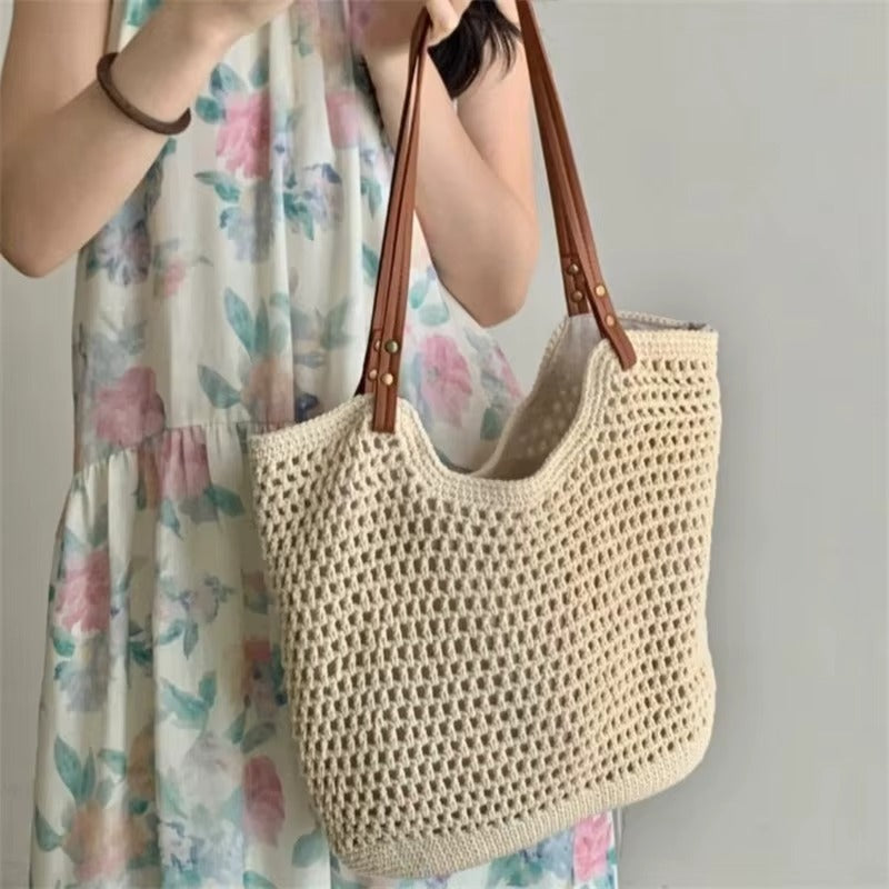 Crochet Tote Shoulder Bag