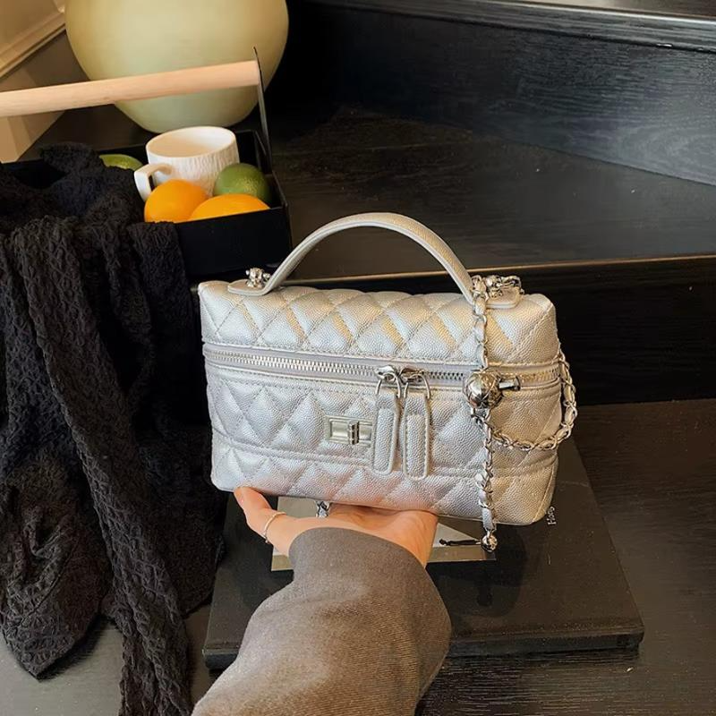 Mini Quilted Vanity Bag