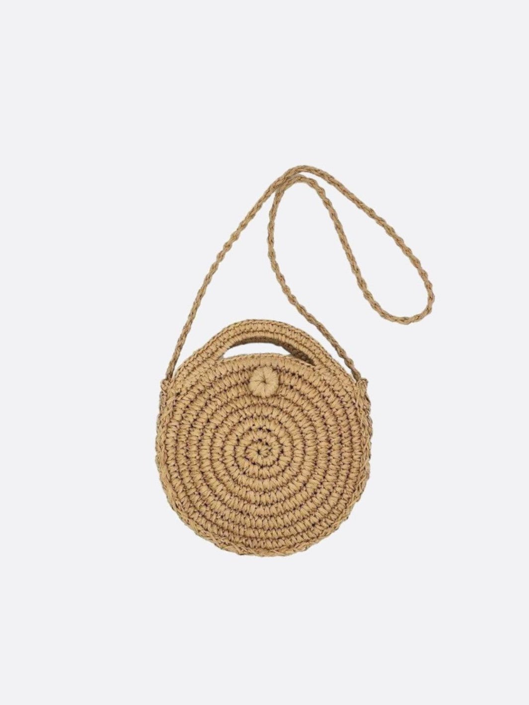 Bohemian Straw Crossbody Bag for Women