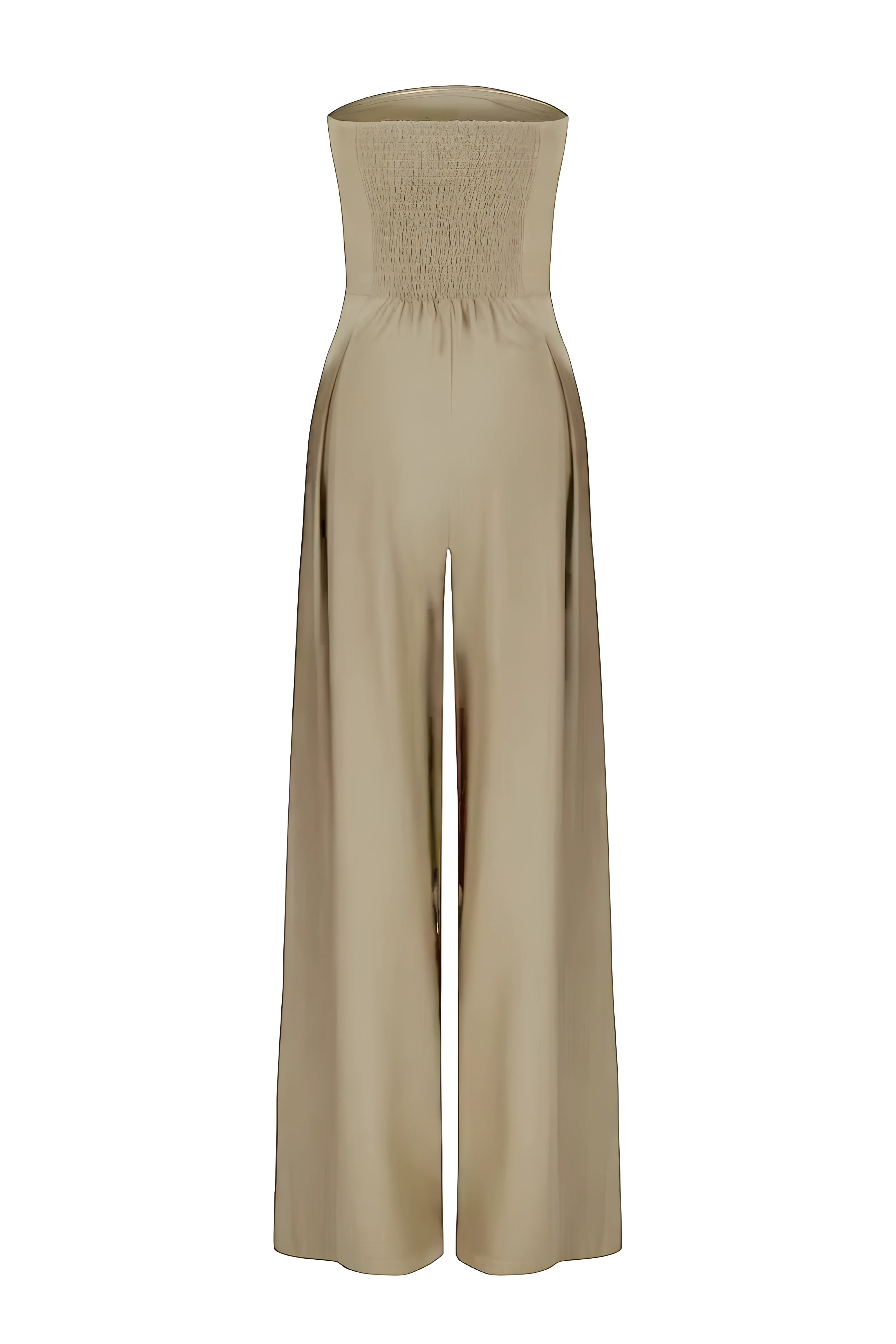 Sleek wide-leg jumpsuit offering a refined one-piece outfit