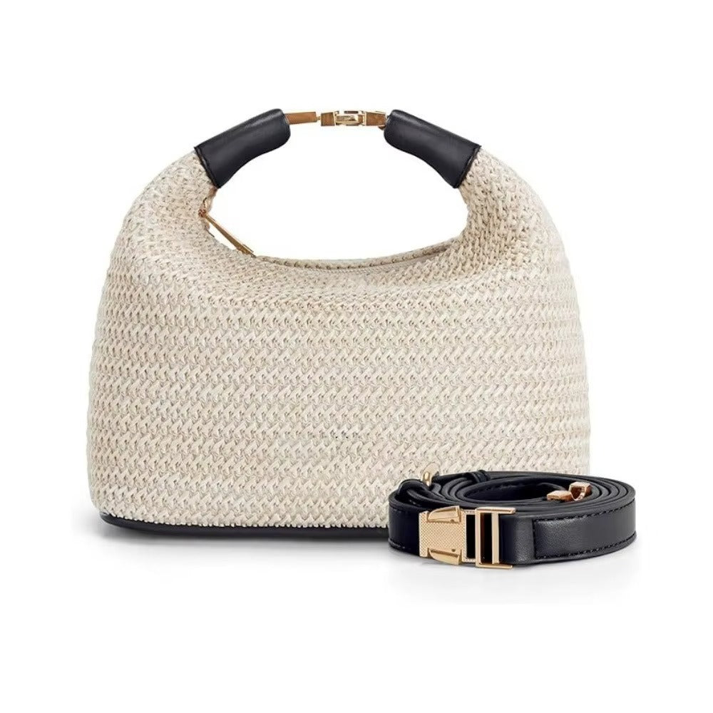 Woven Hobo Shoulder Bag