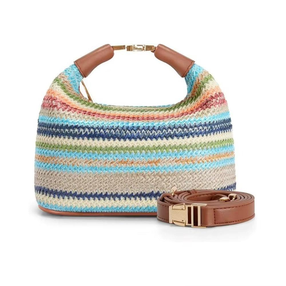 Woven Hobo Shoulder Bag
