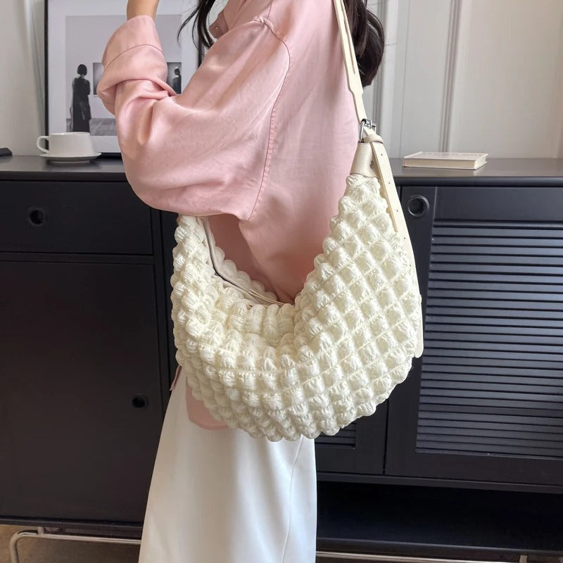 C.C Beanie Puffer C.C Sling Bag in Olive