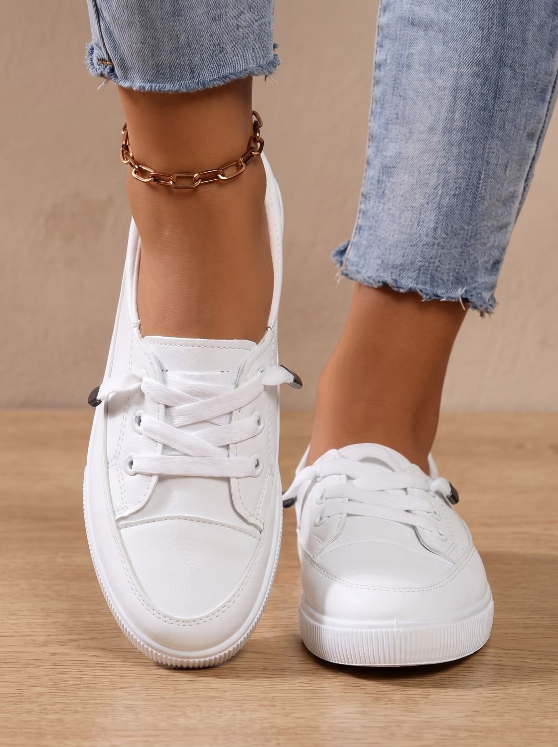 Women's Orthopedic Cushioned Lace-Up Sneakers