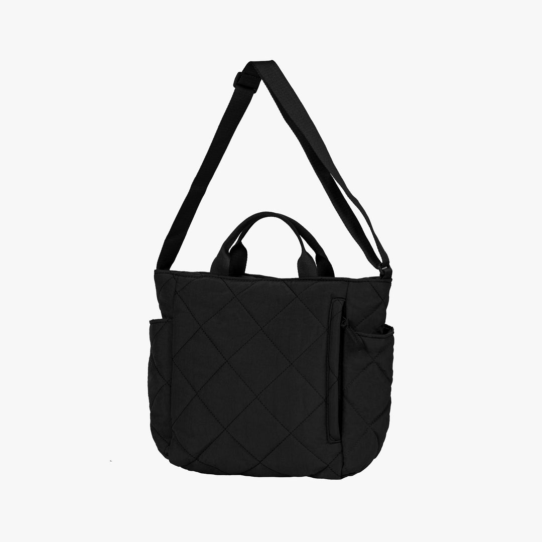 Mauve Rectangular Quilted Puffer Tote main image 1
