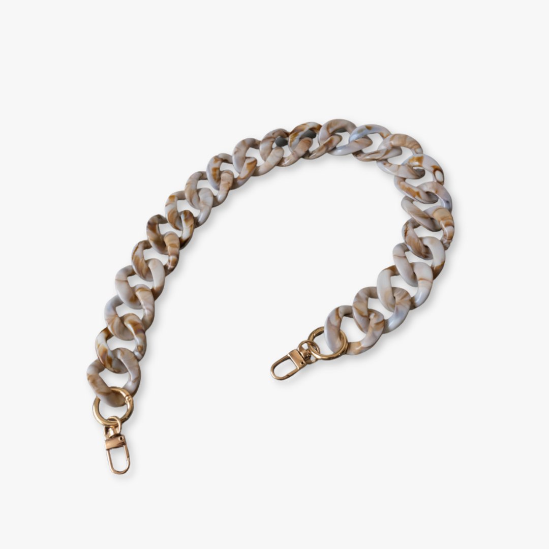 Acrylic Marble Chain Strap – Olives