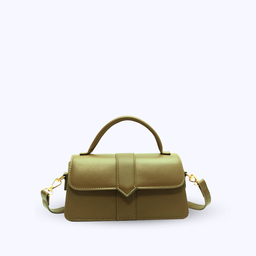 Calvin Klein Hailey tote micro -Pebble top zip Carmel gold purse $90