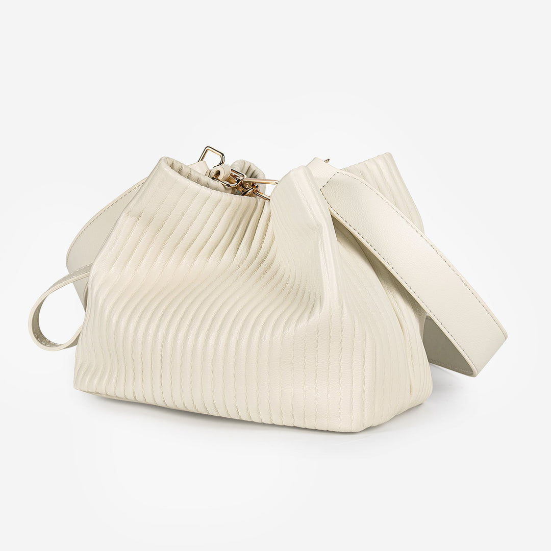 Pleated Bucket Bag – Olives