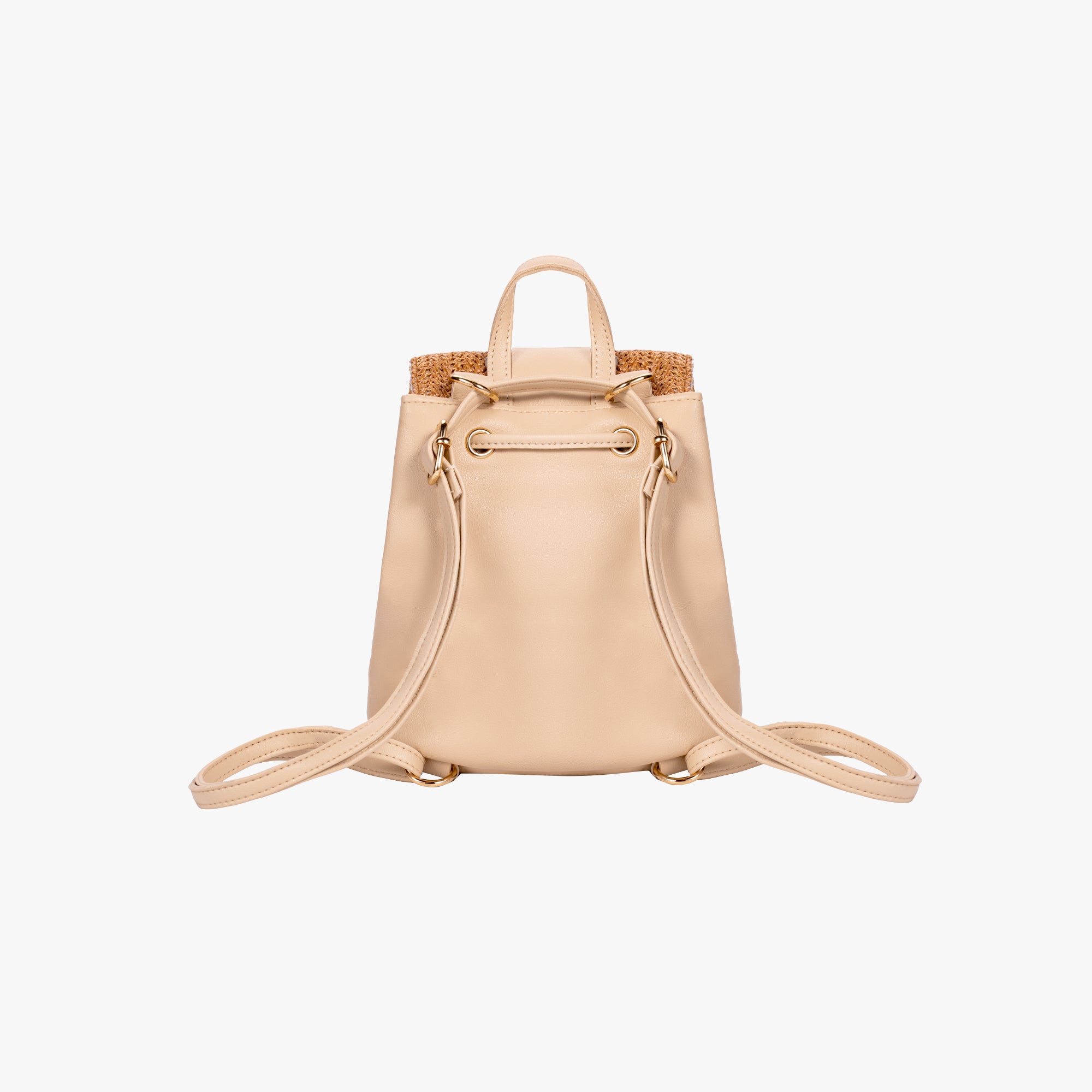 Buckle Straw Backpack