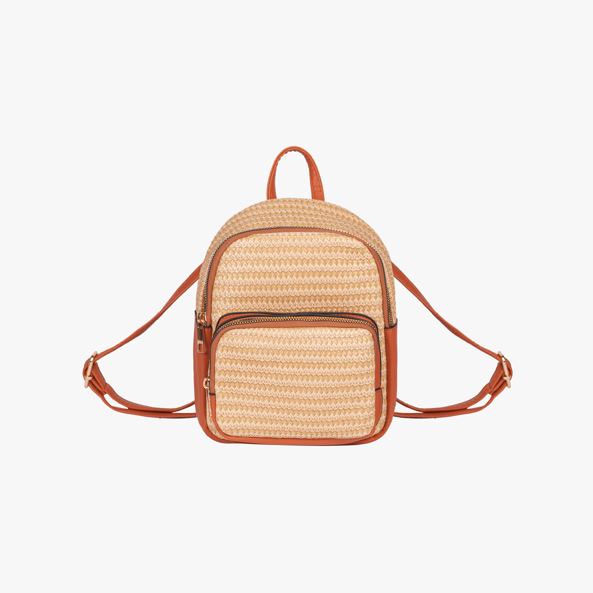 Olives Mini Straw Backpack