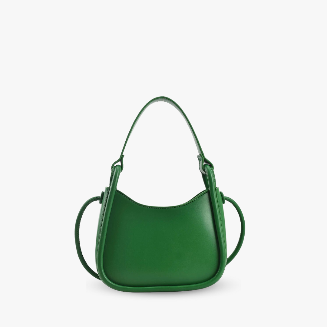 OLEO - Olive Green Suede Bag
