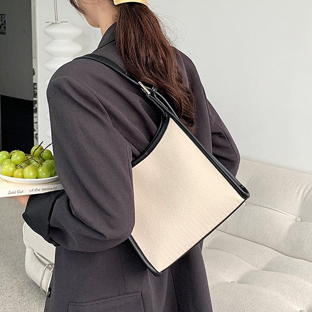 Mini Canvas Shoulder Bag – Olives